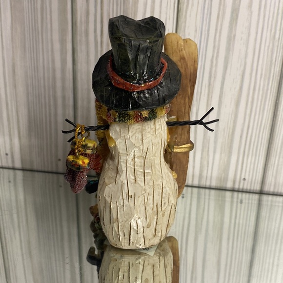 Farmhouse Style Snowman Ornament - Picture 3 of 6